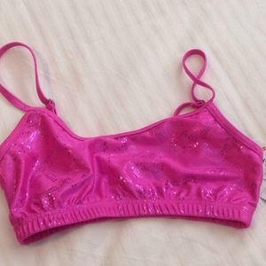 Cape zip adjustable bra top